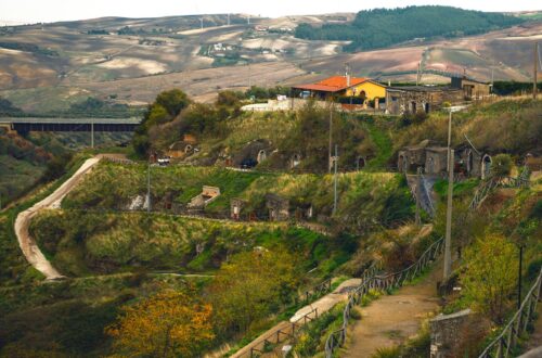 Il Parco urbano delle Cantine a Barile, dove Pasolini raccontò la vita di Gesù