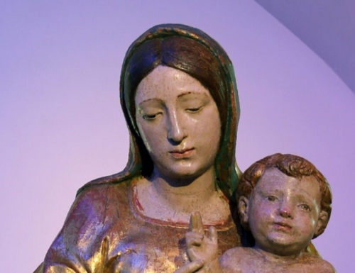 La Madonna con Bambino di Giovanni da Nola nel convento di Sant'Antonio a Tito
