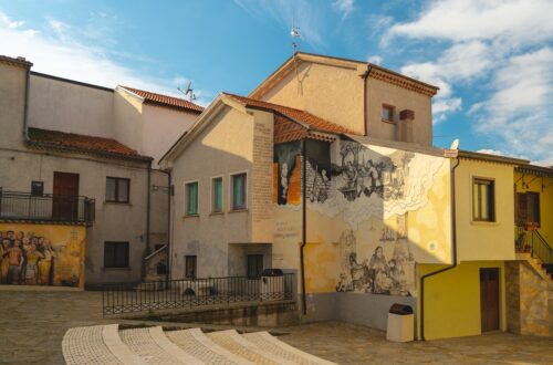 The village of murales: Satriano di Lucania (Potenza)