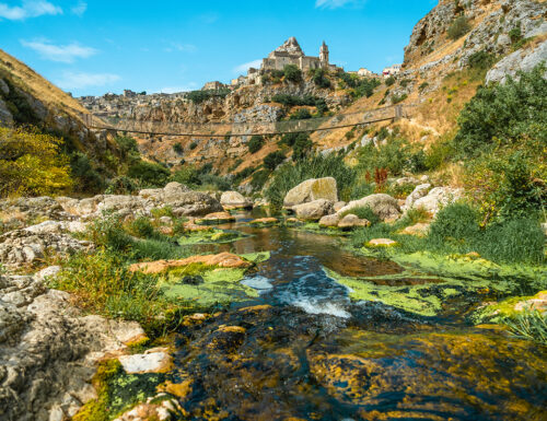 Il canyon di Matera, la via del torrente Gravina