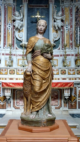 La statua di Sant’Eufemia attribuita ad Andrea Mantegna