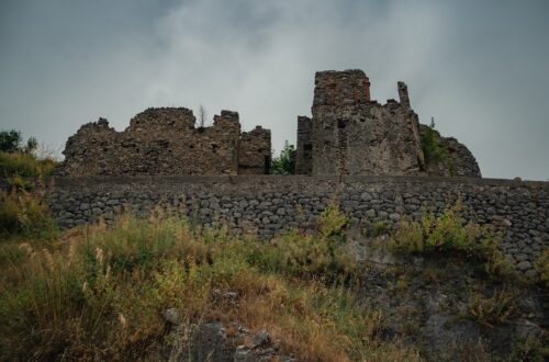 The ruins of old Maratea