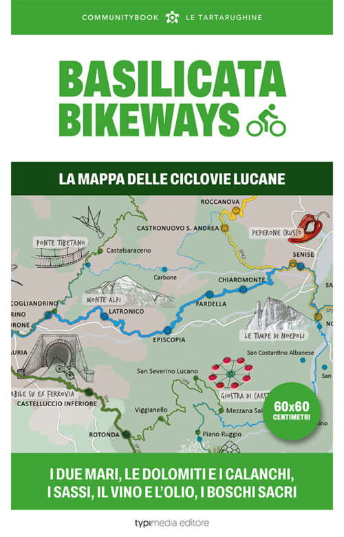 Basilicata Bikeways, la prima mappa delle ciclovie lucane