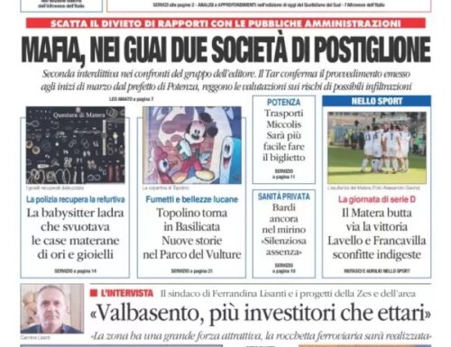 Le prime pagine di martedì 11 aprile