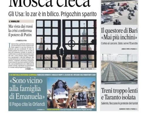 Le prime pagine di mercoledì 26 luglio