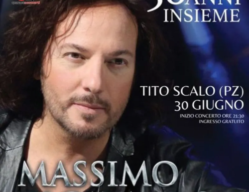 Concerti, Massimo Di Cataldo a Tito Scalo