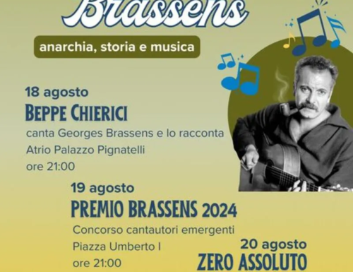 A tu per tu con Brassens a Marsico Nuovo