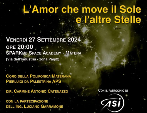 L’Amor che move il Sole e l’altre Stelle, concerto alla SPARKme Space Academy di Matera