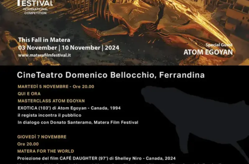 Matera Film Festival: a Ferrandina Atom Egoyan e Shelley Niro