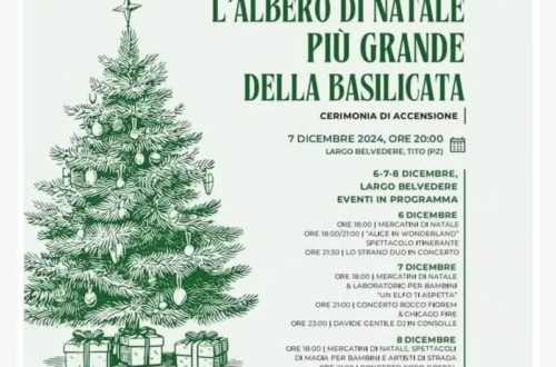 A Tito l’Albero di Natale più grande della Basilicata